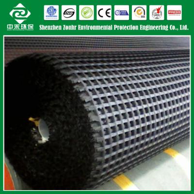 Asphalt coating fiberglass geogrid (Асфальтовое покрытие из стекловолокна георешетки)